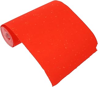 EXCEART 1 Rollo Papel Pareado De Primavera Pergamino De Caligrafía China Papel Chunlian Rojo Papel Xuan Zhi Corte De Papel De Papel De Arroz Diy Pareado De Papel Rojo Desplazarse Escritura