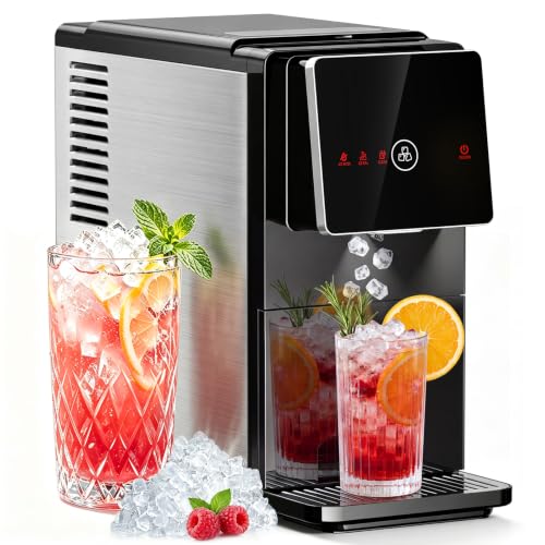 Antarctic Star Nugget Ice Maker Countertop with Self-Dispensing 33lbs/24H