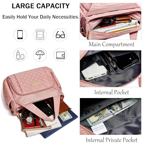 Bolso Tote Mediano para Mujer con Cremallera y Asa miniatura 3