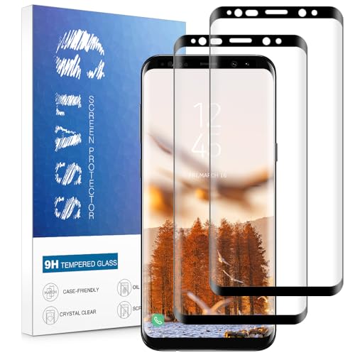 Beukei Protector de Pantalla Compatible con Samsung Galaxy S9 Plus/ S9+, 2 Piezas Protege Pantalla, [Cristal Dureza 9H] [Anti-Rayaduras] Protector Cristal Folie