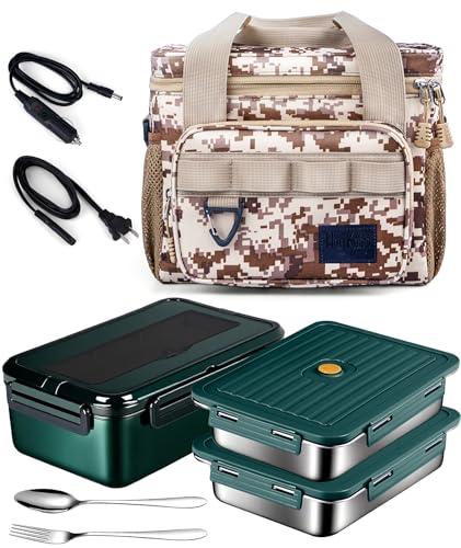 Electric Lunch Box 12v/24v/110v Heated Lunch Boxes for...