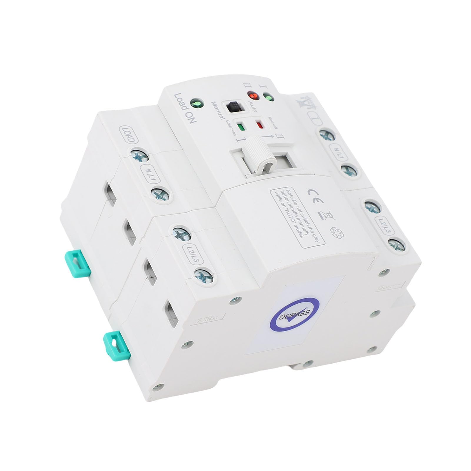 Alomejor Automatyczny Ręczny Przełącznik Zasilania Mini ATS 4P 80A dla Domowych Generatorów i Centrów Danych Materiał PC Podwójny Zasilacz