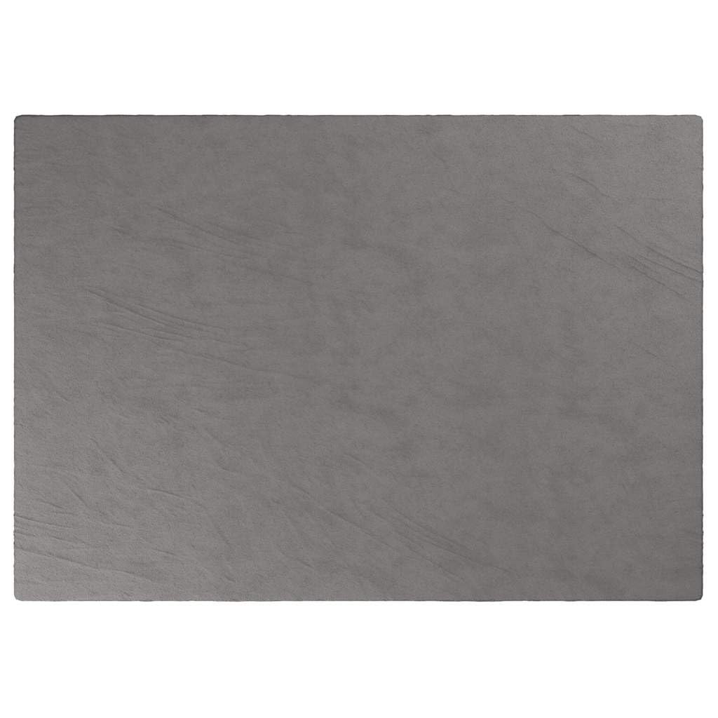 vidaXL Gewichtsdecke mit Bezug Therapiedecke Schwere Decke Schlafhilfe Entspannungsdecke Einschlafhilfe Schwerkraftdecke Grau 155x220cm 7kg Stoff