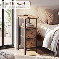 LOAKEKEL Narrow End Table with Charging Station, Side Tables Living Room — image 7