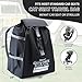 MOYAQI Stroller Travel Bag for Airplane, Gate Check Bag Backpack with Durable Nylon,Adjustable Carry Straps,Infant Carriers & Booster Seats (Black)