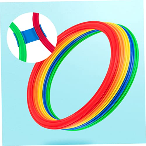 Speelgoed Hopscotch Ring Game, 10 veelkleurige plastic ringen en 9 connectoren Creative Play Set voor meisjes en jongens… - Image 3