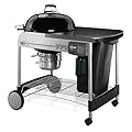 Weber Performer Deluxe Charcoal Grill, 22-Inch, Touch-N-Go Gas Ignition System, Black