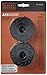 Black+Decker Trimmer Line Replacement Spool, Autofeed 30 ft, 0.065-Inch, 2-Pack (AF-100-2)