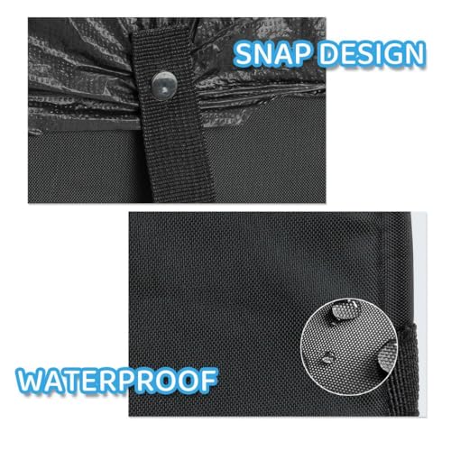 Image of Mandark Car Trash Can, Waterproof Leakproof Vehicle Hanging Storage Bag with Large Capacity, Collapsible Automotive Interior Garbage Container Accessories, Universal for SUV, Sedan, Truck