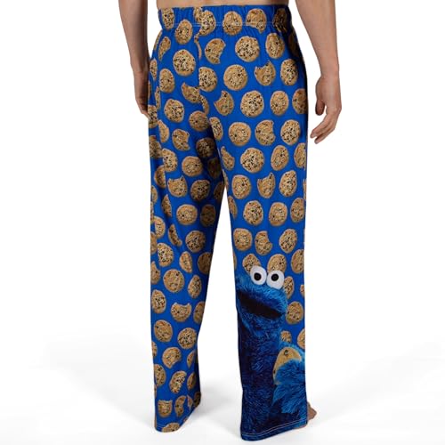 Image of BRIEF INSANITY Sesame Street Character Pajama Pants for Men & Women - Soft Loose-Fit Lounge Bottoms with Side Pockets