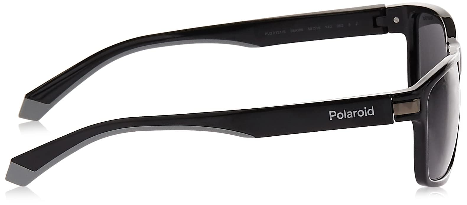 POLAROID Brille PLD 2121/S Größe 58-15 mm Schwarz Grau polarisiert