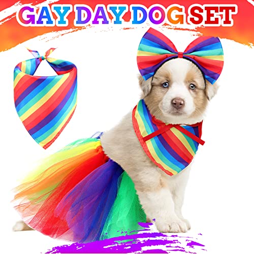 Amylove set de 3 accesorios Pride para perros pequeños y medianos miniatura 7