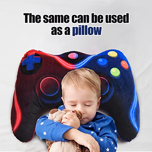 image for Meeting Story Game Controller Shaped Plush Throw Pillow Cushion for Bo
