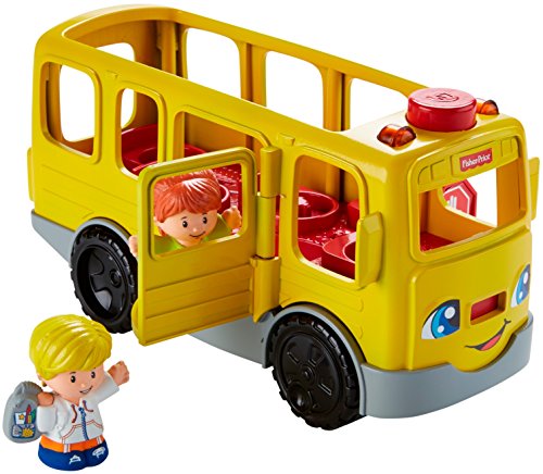 Little People Musical Toddler Toy Sit With Me School Bus With Lights Sounds & 2 Figures For Ages 1+ Years #TOP6