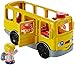 Fisher-Price Little People Musical Toddler Toy Sit with Me School Bus with Lights Sounds & 2 Figures for Pretend Play Kids Ages 1+ Years​