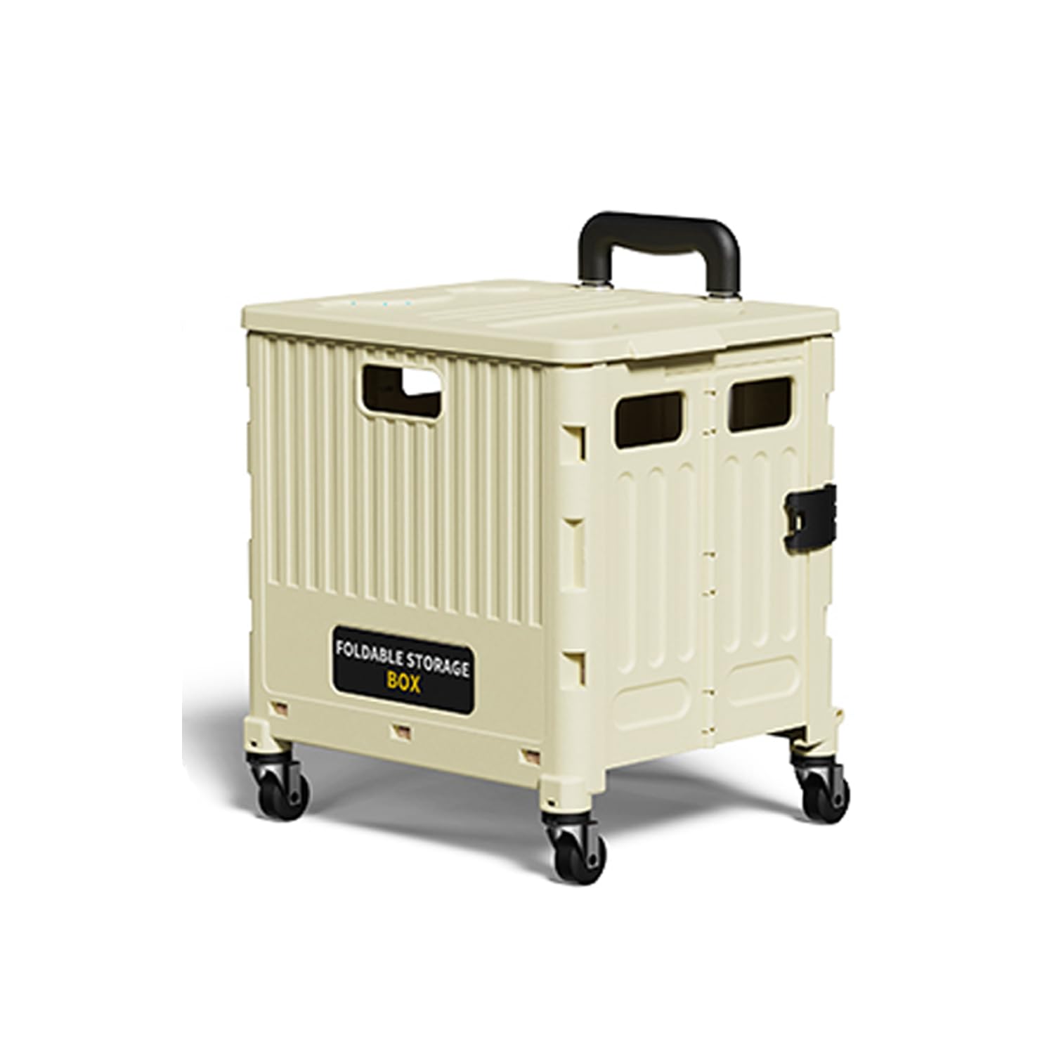 Boîte de rangement pliable blanc 38L pour optimiser l'organisation de la maison