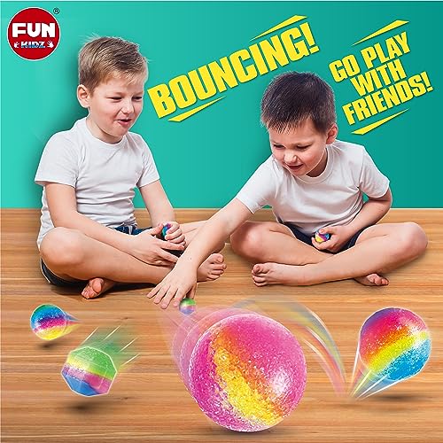 Big Bouncy Ball Kit, FunKidz Kids DIY Ultimate Magic Bouncy Ball Making Kit Science Craft Projects Birthday Party Activity for Boys Girls Ages 6-12 Includes Tennis Size Ball Model - Thumbnail 3