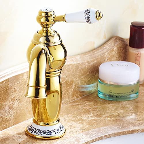 Robinet de salle de bain à poignée unique court pour petite vasque - 5