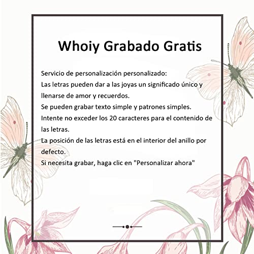 Whoiy Anello Nero Uomo Titanio, Anelli Uomo Fedina...