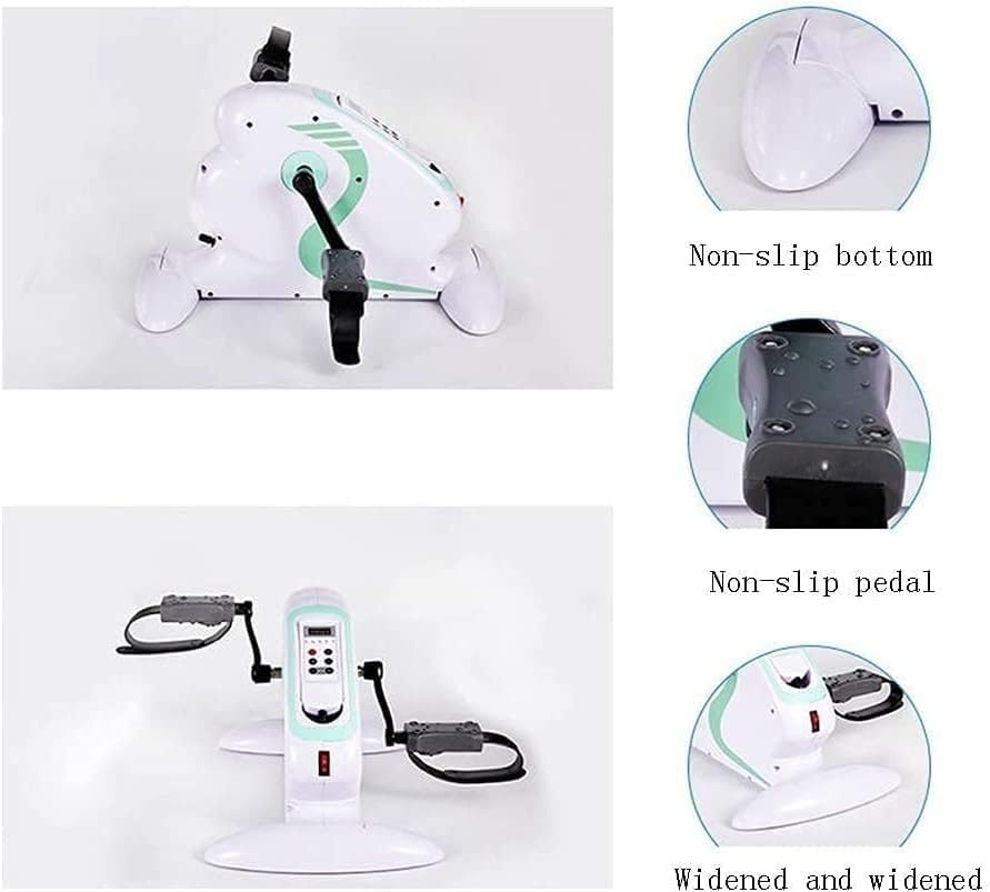 Hometrainer, elektrische minifietstrainer Actieve en passieve fitnessapparatuur voor bovenste en onderste ledematen - Afbeelding 4