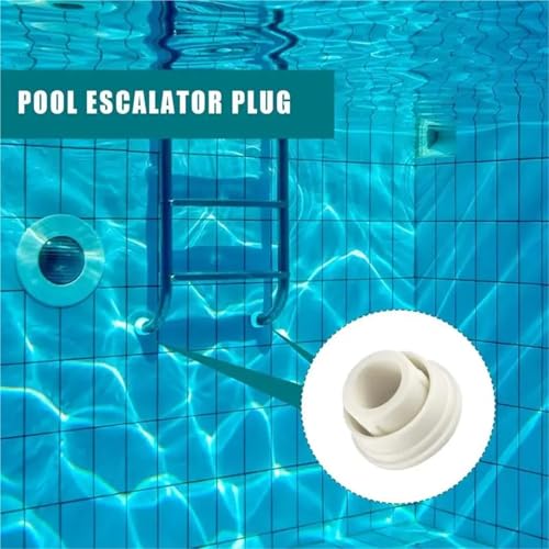 Protector de escalera para piscina de 4 piezas de goma miniatura 5
