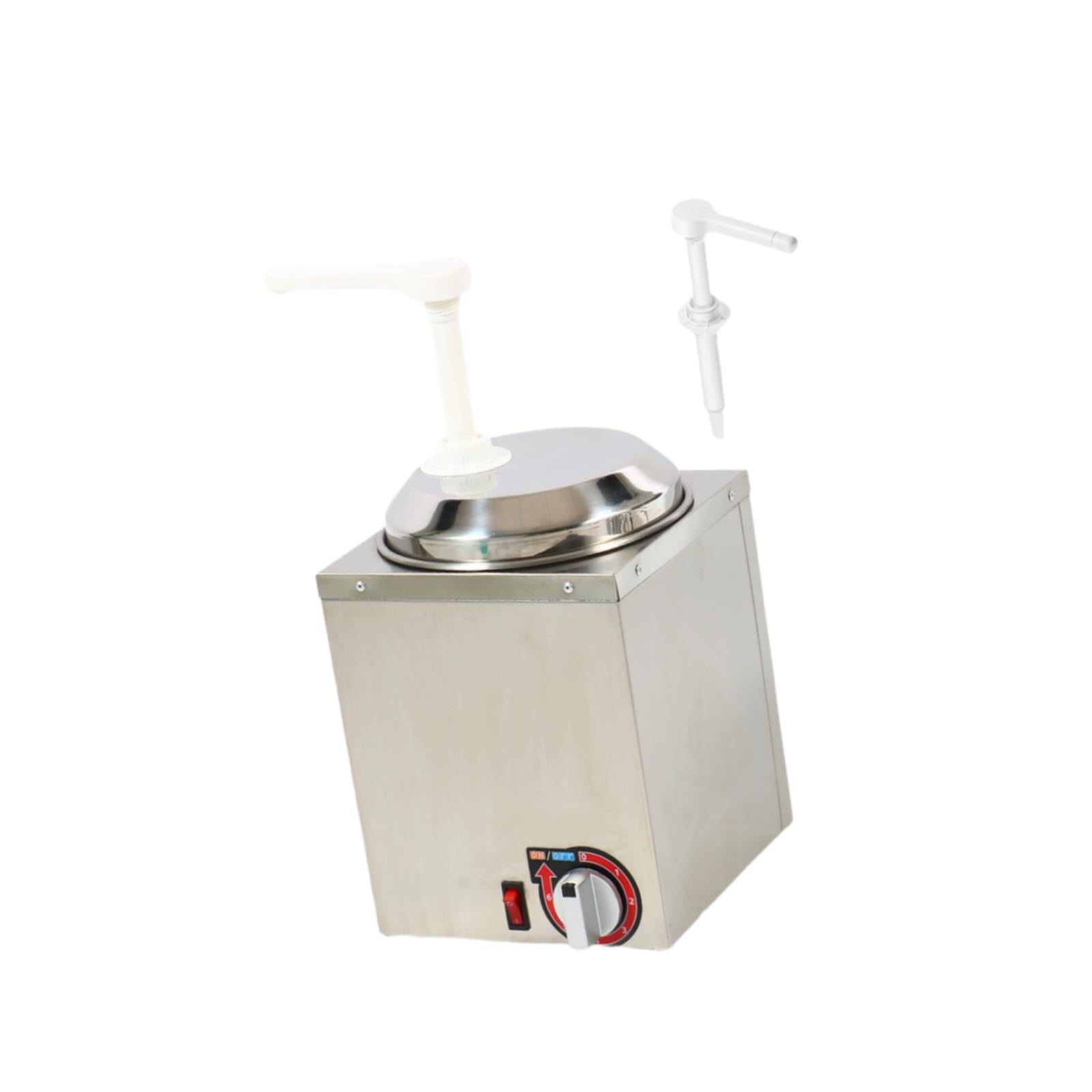 Dispensador de Queso Dispensador de Queso Nacho Calentador de Salsas Calentador de Dispensador Gastronómico Fabricado en Acero Inoxidable Dur