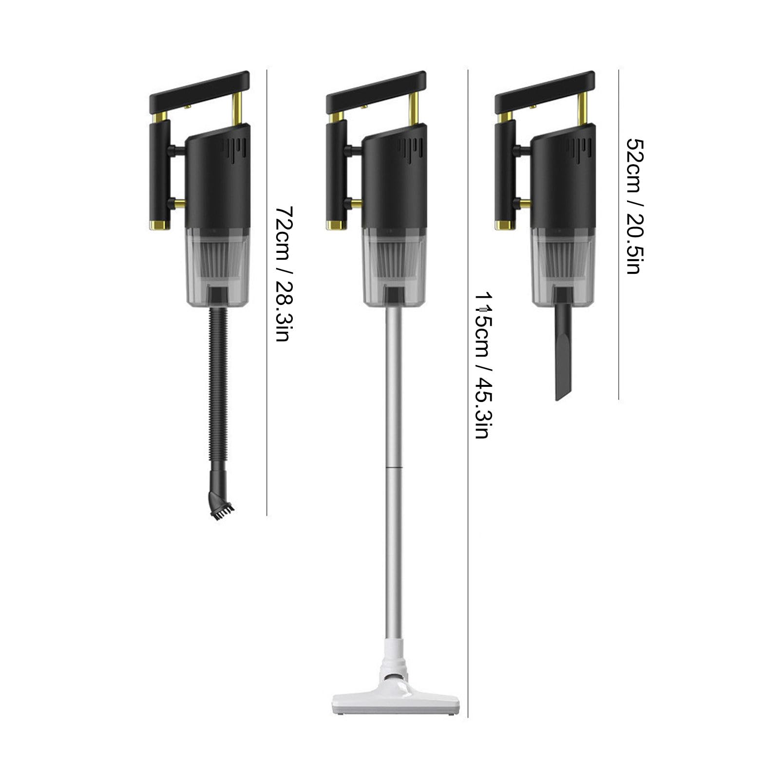 Aspirapolvere Portatile Senza Fili 60W, Mini Aspirapolvere