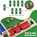 Fentar Shut the Box Game 4 Player, Puzzle Dice Games, Premium Wooden Dice Board Game, Fun Close the Box Game, Colorful Wooden Games with 8 Dices, Educational Table Math Game, Holiday Games for Family