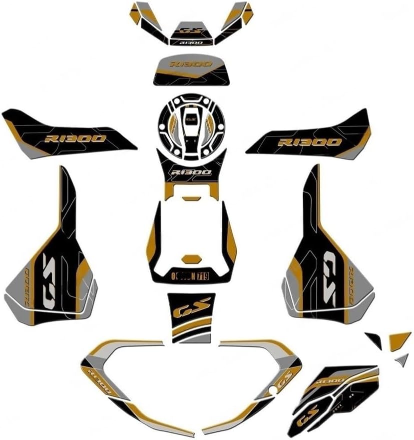 Tank Traction Pad Motorcycle Epoxy Resin Tank Pad Protection Sticker for R 1300 GS for Adventure R1300GS ADV for Trophy 2025