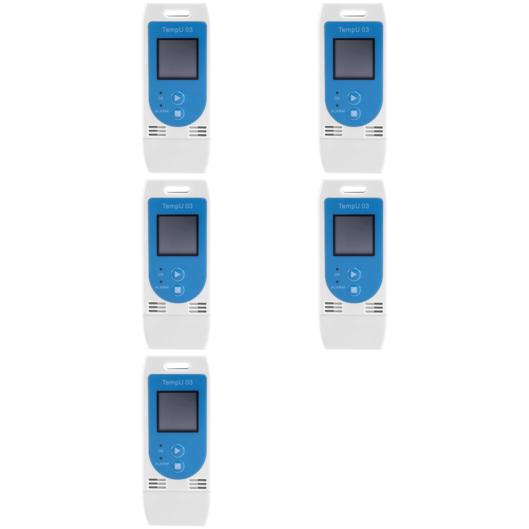 5X TempU 03 Registrador de Datos de Temperatura y Humedad USB Registrador de Datos de Temperatura Medidor de Grabación de Humedad con Capacidad de 32,000