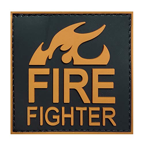 Morton Home 3D PVC FIRE Tactical Morale Rubber Patch (Yellow)