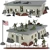 BMC WW2 Secret Stronghold - 36pc Plastic Army Men German Bunker Playset