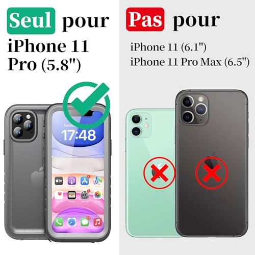 Coque iPhone 11 Pro intégrale et robuste pour protection maximale au chantier - 2