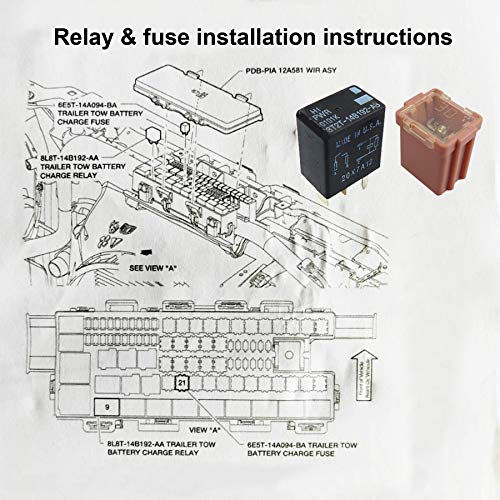 Trailer Brake Control Module Kit Fit for Ford F150 F-150 2011-2014, Car Truck Parts Interior Switches Controls for BL3Z-19H332-AA