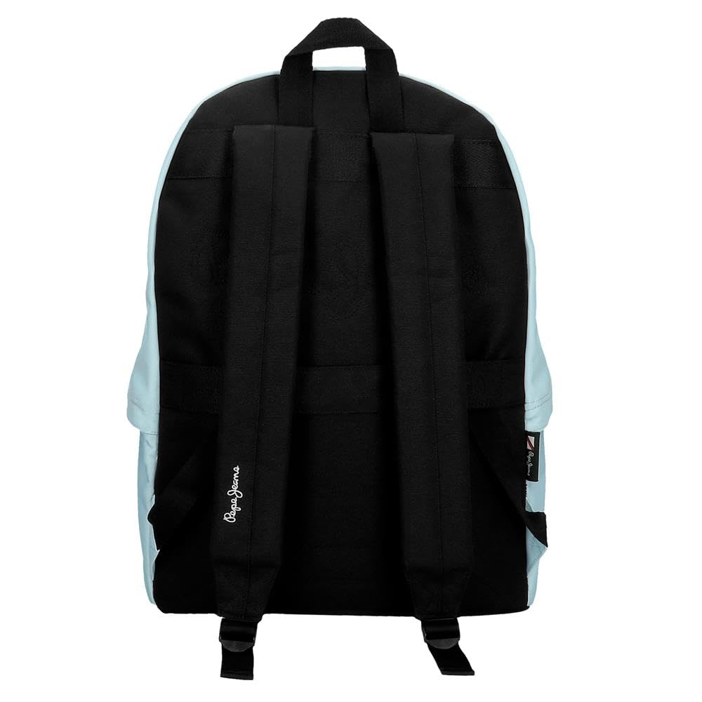 Pepe Jeans Aris Mochila para Portátil, Azul, Portátil 15,6 pulgadas