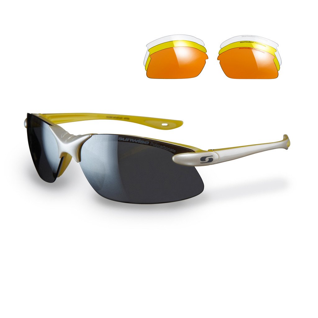 Sunwise White Frame + 4 Sets Pc Lenses