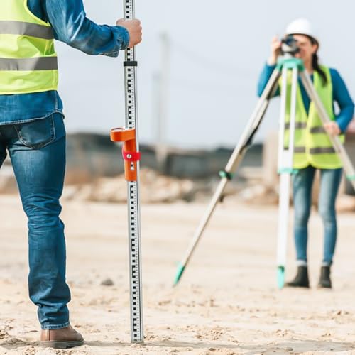 Zentrierstange, Kohle Faser Nivellier Libelle für Rechtwinklige Wasser Waage,Stabwasserwaage in Aluminiumqualität,Tragbar Senkrechte Wasser Waage,90-Nivellierer für runde oder quadratische Turmlineal