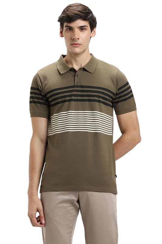 Image of Dennis Lingo Men Cotton Slim Fit Polo Half Sleeve T-Shirt