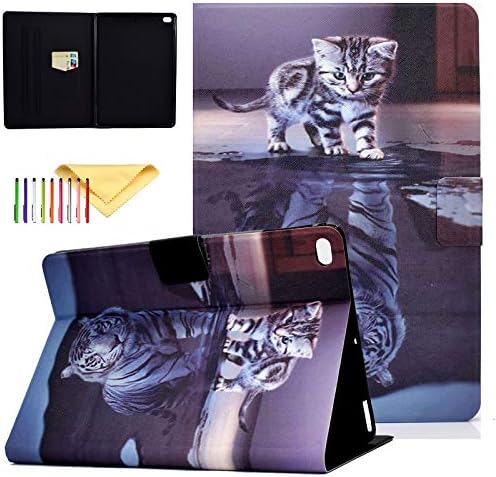 iPad 9.7 inch 2017/2018 Case/iPad Air/Air 2 Cover, Uliking [Marble Map Series] PU Leather Shockproof Shell Stand Smart Cover with Auto Wake/Sleep for Apple iPad 5th/6th Gen/iPad Air 1/2, Gold Map