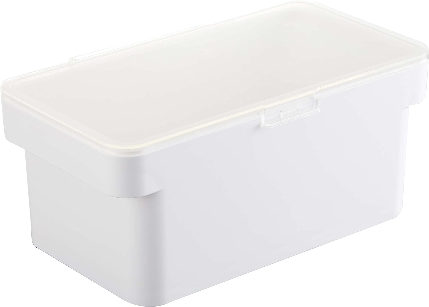 山崎実業(Yamazaki) 密閉 ペットフードストッカー 1.5ｋｇ 計量カップ付 ホワイト 約W28×D16.5×H12.2㎝(蓋開口時:約H27㎝) タワー フードストッカー 保存容器 5609