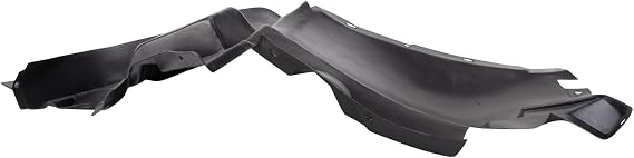 TRQ Front Left Forward Inner Fender Liner Black Drivers Side