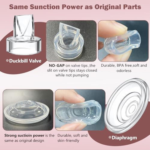 2 piezas válvulas y diafragmas para extractor Momcozy miniatura 4