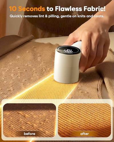 Fabric Shaver, Lint Remover Rechargeable,6-Blade Lint Remover - Image 2
