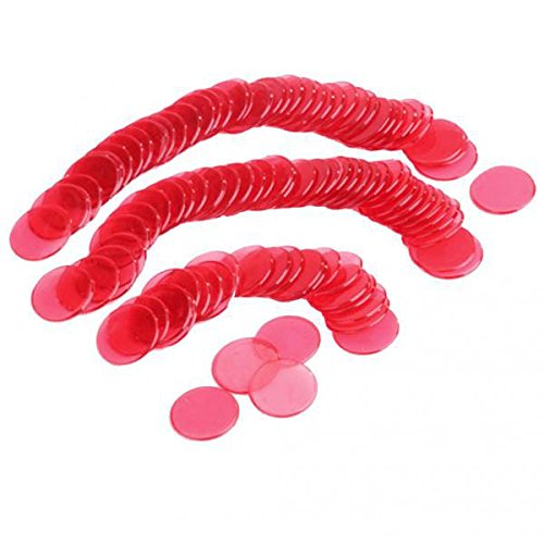 ATORSE Toy 2X 100pcs 1 1/4 inch Clear Red Plastic Bingo Chips Party Games Toys Props-Toys & Hobbies-Games-Board & Traditional Games-Contemporary Manufacture-image-40