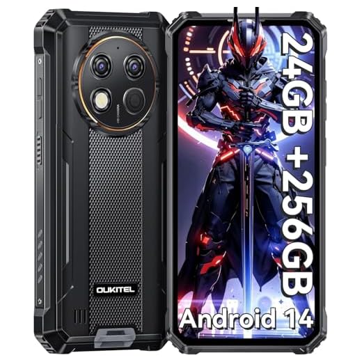 Rugged Smartphones Canada, OUKITEL G1 Unlocked Cell Phone, 24+256GB/TF 1TB, 6.52" Screen, 10600mAh, Android 14, 48MP Camera, IP68/69K Waterproof Phone, NFC,GPS,Dual 4G Dual Sim Unlocked Mobile Phones