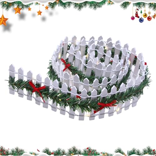 Barrera para árbol de Navidad lazo festivo