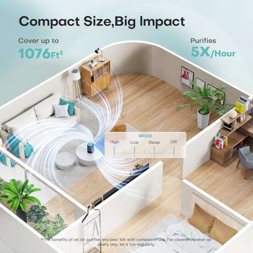 VOOPNU Black Air Purifier