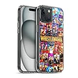 Head Case Designs Officially Licensed WWE Key Art Poster Wrestlemania 41 Gel Case [Military Grade Protection] Compatible with Apple iPhone 15 and Compatible with MagSafe