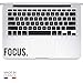 The Sticker Supply Sticker pour Macbook - Focus (Sticker Compatible Macbook Pro 13", Sticker Compatible Macbook Air 11", Sticker pour Macbook 15", Sticker pour Mac, Autocollant pour Macbook