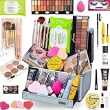 Maleta De Maquiagem Completa Profissional Básica Presente (CLARA)